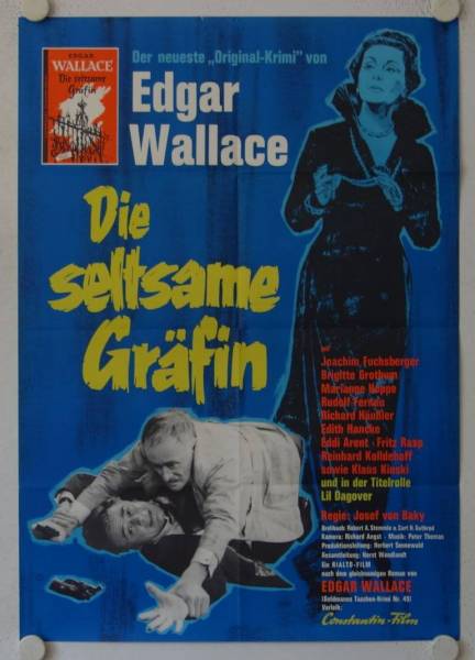 Die seltsame Gräfin originales deutsches Filmplakat
